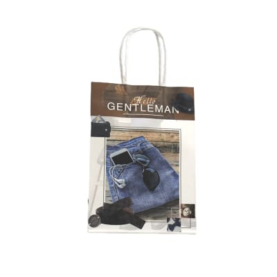 Bolsa De Papel Regalo Hello Gentleman Para Dama - Pack 10 Unidades1