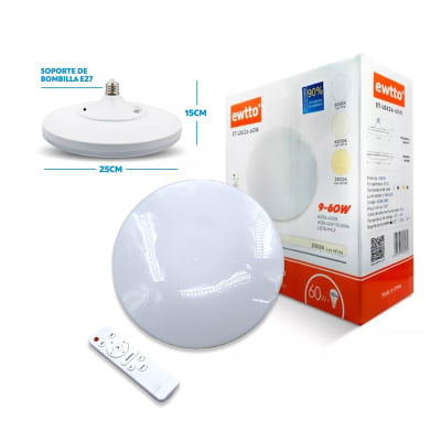 PLAFON A CONTROL REMOTO REGULABLE ,1 UNIDAD1