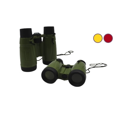 Pack De Binoculares Colores Surtidos Para Niñas/o Pack 4 Unidades