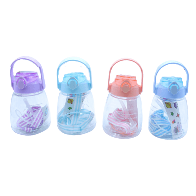 BOTELLA DE AGUA MOTIVACIONAL TRANSPARENTE POR UNIDAD1