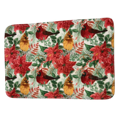 Alfombra Bajada De Cama Diseño Pájaros - Pack 1 Unidad1