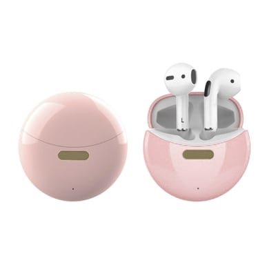 Audífonos  bluetooth Inalámbricos en color rosado - Pack 1 Unidad1