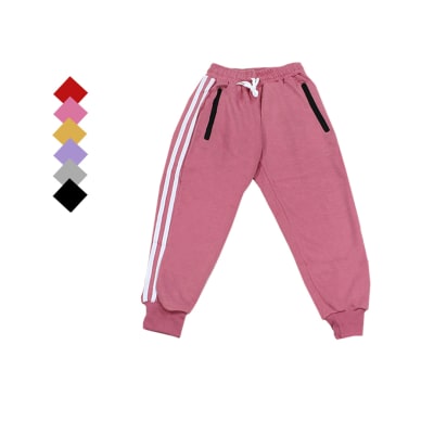 Buzos polar con cierre y puños color liso para niñas - Pack 6 unidades