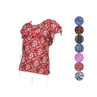 BLUSA CAMPESINA PARA MUJER PACK 12 UNIDADES