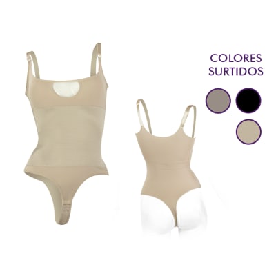 Body faja reductor colaless máxima compresión abdominal para mujer - Pack 6 unidades