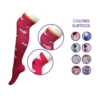 Bucaneras juvenil de algodón en diseños surtidos para niñas - Pack 6 unidades
