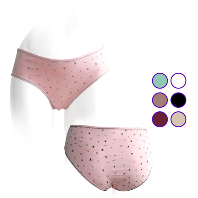 Bikini algodón con estampado veleros para mujer - Pack 12 Unidades