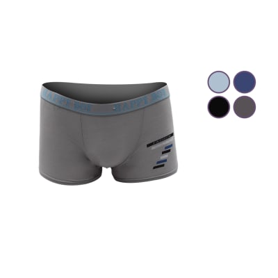 Bóxer Estampado De Líneas Colores Surtidos Para Niño - Pack 12 Unidades