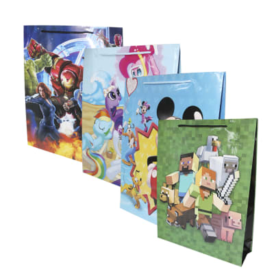 Bolsas De Regalos Con Dibujos Animados Disney Marvel Y Minecraft Para Niña/os - Pack 12 Unidades