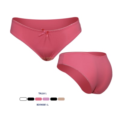 Bikinis soft touch con poco encaje surtido para mujer - Pack 3 unidades