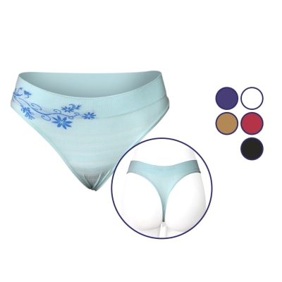 Colaless Algodón Estampado Al Costado Para Mujer - Pack 12 Unidades1