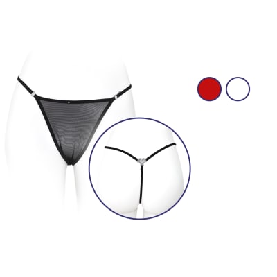 Colaless Con Malla Tiras Delgadas Y Aplicas De Piedras Para Mujer - Pack 12 Unidades1