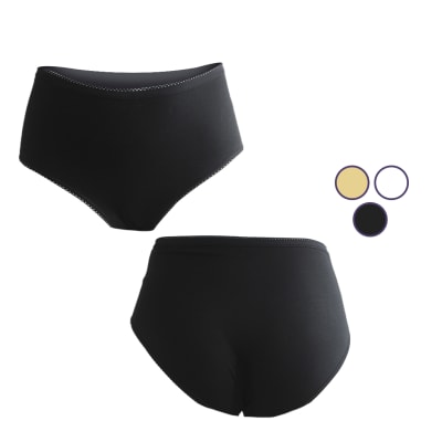 Calzón Con Ribete En Contorno Color Surtido Para Mujer - Pack 12 Unidades1