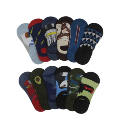 Calcetas Panchita Colores Surtidos Para Hombre - Pack 12 Unidades