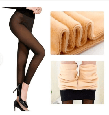 Calza Efecto Piel Sin Costura Para Mujer - Pack 12 Unidades1