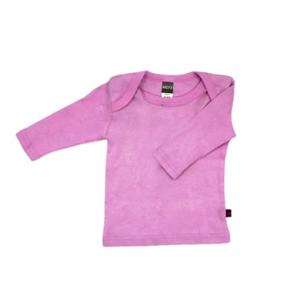 Camisetas manga larga color rosado MOTTA para bebés - Pack 6 unidades
