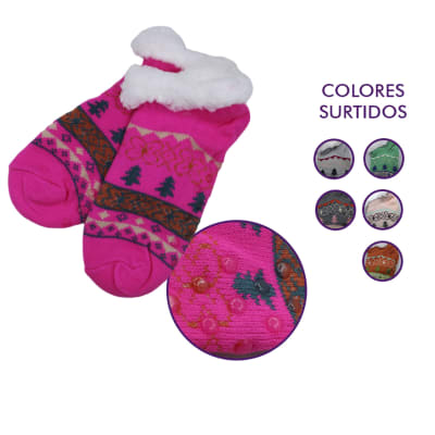 Calcetas Cortas Diseños Surtidos Para Mujer - Pack 12 Unidades1