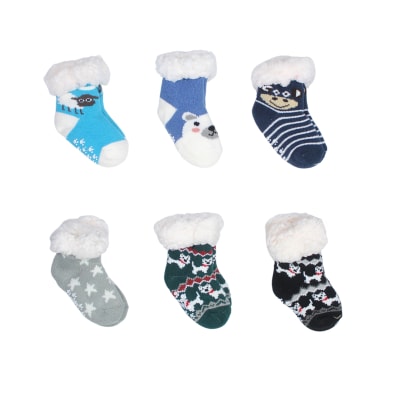 CALCETA DE CHIPORRO PARA NIÑO TALLA 3-9 MESES PACK 12 UNIDADES1