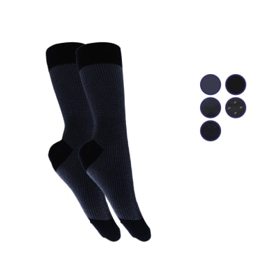 Calcetas largas casual diseños surtidos para hombres -  Pack 4 Unidades