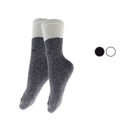 Calceta Larga De Lana Sin Costura Colores Surtidos Para Hombre - Pack 12 Unidades1