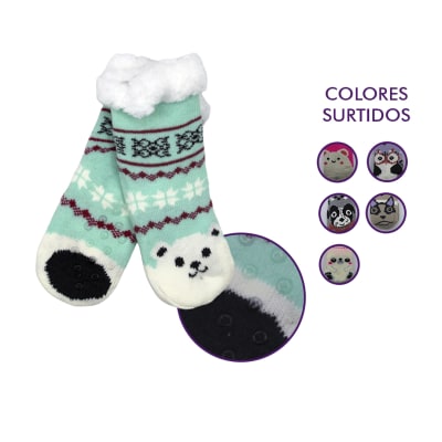 CALCETAS PARA NIÑA DE ANIMALITOS PACK 12 UNIDADES1