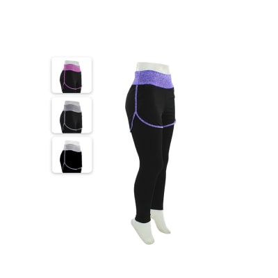 Calza Shorts Deportiva Para Mujer - Pack 12 unidades1