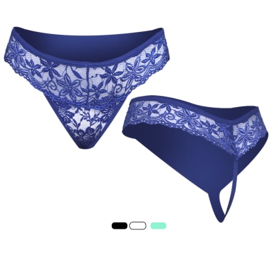 COLALESS PARA MUJER DE ENCAJE ELASTICADO PACK POR 3 UNIDADES