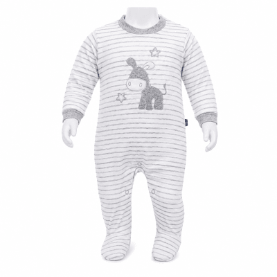 Pijama Manga Larga Con Estampado Para Recién Nacido - Pack 1 Unidad