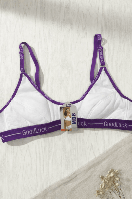 Peto juvenil de algodón diseño Good Luck surtidos para niñas - Pack 3 unidades1