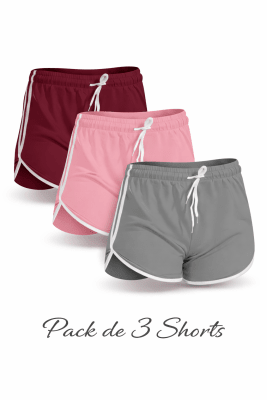 Short corto de verano playa piscina surtido para mujer - Pack 3 unidades