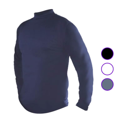 Camiseta Manga Larga Cuello Beatle Para Hombre  - Pack 12 Unidades1