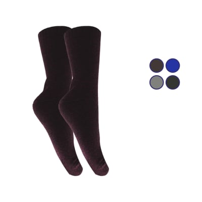 Calcetas larga de toalla diseño jaspeada para hombre - Pack 12 Unidades1