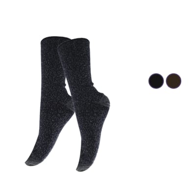 Calceta Guesas De Lana Larga Jaspeadas Para Hombre - Pack 12 Unidades1