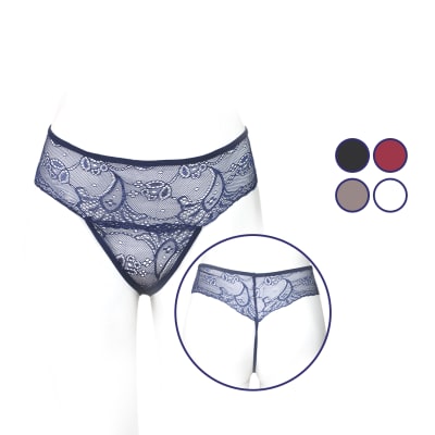 Colaless De Encaje Flores Colores Surtidos Para Mujer - Pack 12 Unidades1