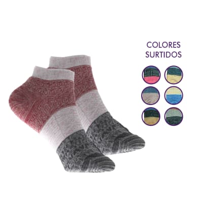 CALCETA PARA MUJER DE ALGODON PACK POR 6 UNIDADES1