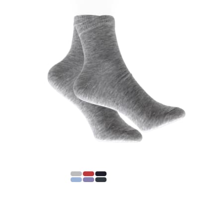 CALCETA MEDIA CAÑA PARA MUJER PACK DE 6 UNIDADES1