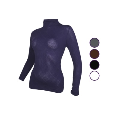 Camiseta cuello bittle en colores y diseños surtidos para mujer - Pack 6 unidades1