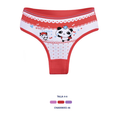 Calzón Algodón Con Diseños estrellas Y Oso Para Niñas - Pack 3 Unidades1