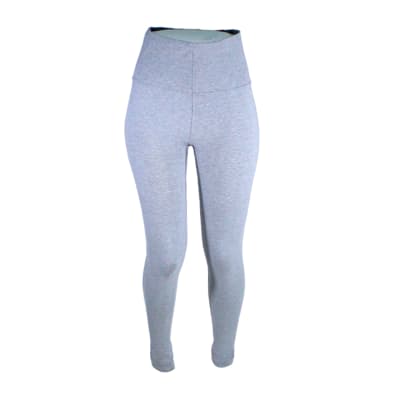 Calza De algodón tiro alto Pitillo color melange Para Mujer - Pack 1 Unidad