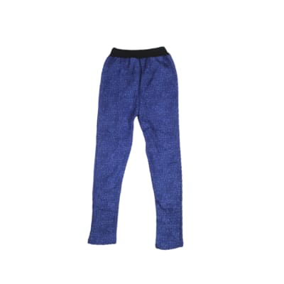 Calzas forrada chiporro diseño estilo azul jeans para niñas - Pack 6 unidades1