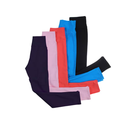 Calza algodón nacional colores lisos a disposición para niñas - Pack 1 unidad