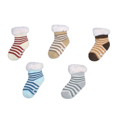 Calceta chiporro diseños líneas horizontales para niños - Pack 12 unidades