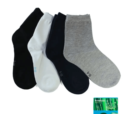 CALCETA ALGODON MEDIA CAÑA NIÑO COLORES SURTIDOS TALLA 6-8 X121