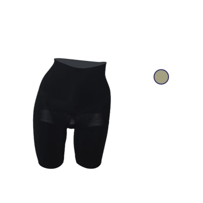 Calzón Faja Con Pierna Colores Negro Y Beige Para Mujer -  Pack 12 Unidades