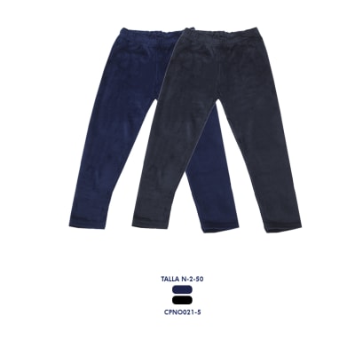 Calzas pantalones de polar interior  para niñas - Pack 2 unidades1