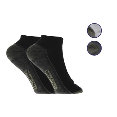 Calceta Tipo Soquete Antibacterial Y Elimina Mal Olor Para Hombre - Pack 12 Unidades1