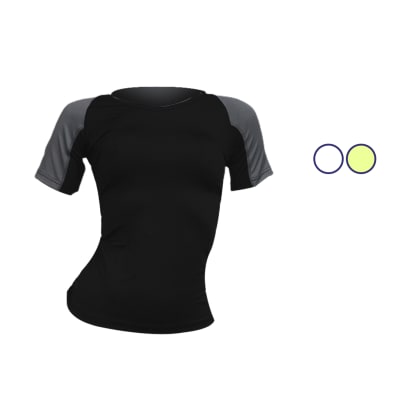 Camiseta Manga Corta Primera Capa Para Mujer - Pack 6 Unidades