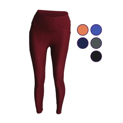 Calza texturizada efecto levanta glúteos para mujer -  Pack 12 unidades