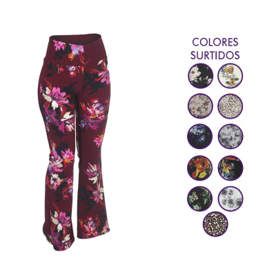 CALZA PATA ELEFANTE  ESTAMPADAS POR 1 UNIDAD1