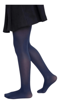 Panty ballerinas ultra suave azul marino escolar niñas - Pack 3 unidades